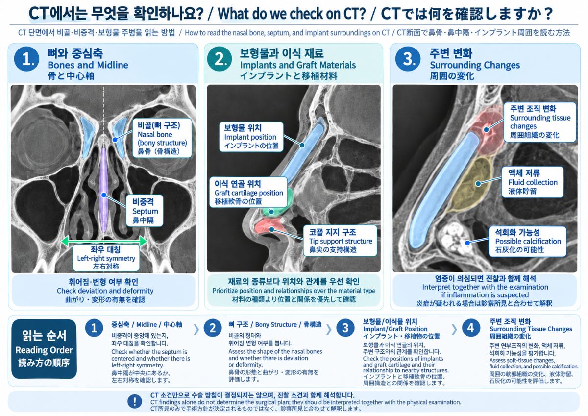 코재수술 전에 CT나 비내시경 검사가 필요한 경우는 언제인가요?