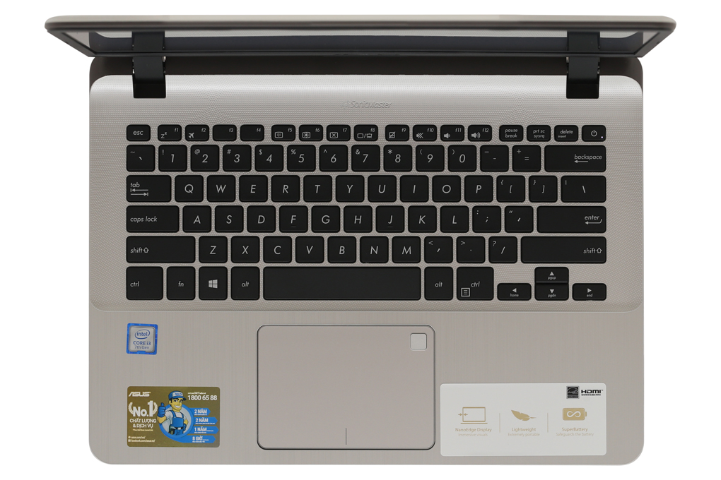 Laptop Asus Vivobook X407UA/ i5 8250U 8CPUS/ SSD/ 14in/ Viền Mỏng/ Finger/ Đẹp Keng/ Giá rẻ