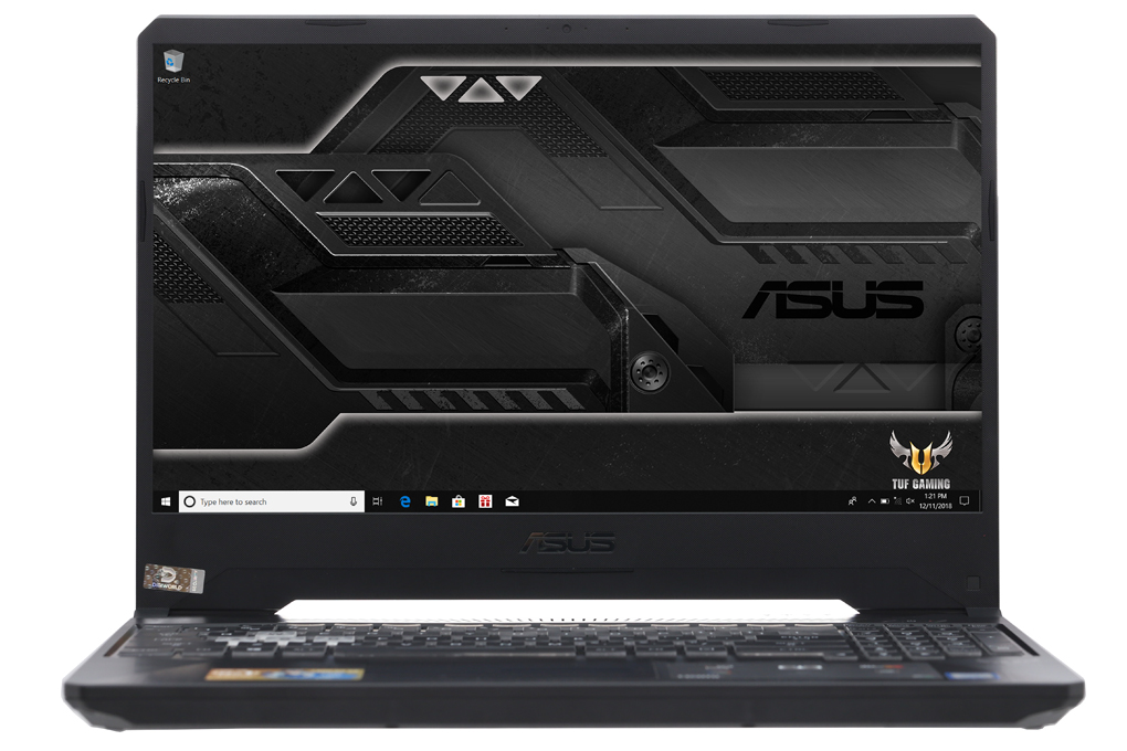 Laptop Asus TUF Gaming FX505GE/ i7 8750H 12CPUS/ 8G/ SSD128 + 1000G/ GTX1050TI 4G/ Viền Mỏng/ LED RGB/ Giá Rẻ i7 8750H/GTX 1050/8GB /128GB /15.6in Full HD IPS ( 1920x1080)