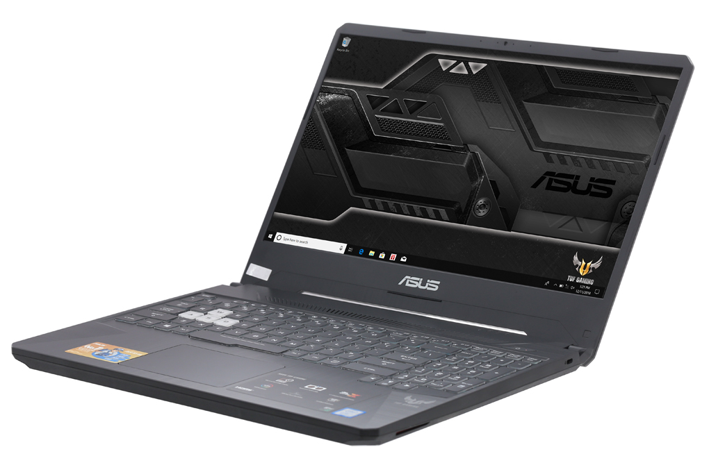 Laptop Asus TUF Gaming FX505GE/ i7 8750H 12CPUS/ 8G/ SSD128 + 1000G/ GTX1050TI 4G/ Viền Mỏng/ LED RGB/ Giá Rẻ i7 8750H/GTX 1050/16GB /256GB /15.6" FHD