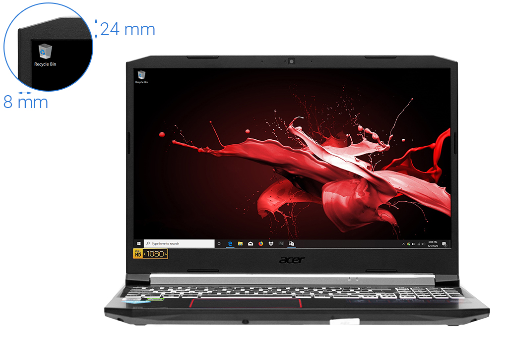 ACER NITRO 5 AN515 55 I5 10300H/ SSD512/ GTX1650TI 4G/ 15.6inch 144HZ