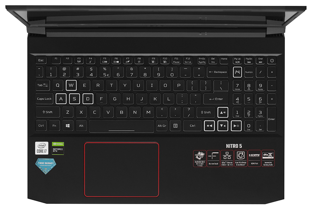 Laptop ACER NITRO 5 GAMING AN515-55-72P6 I7 10750H