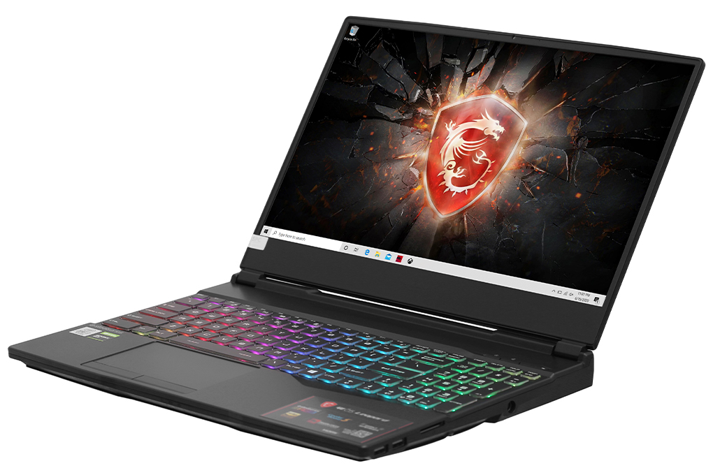 Laptop MSI GAMING GL65 LEOPARD 10SCXK i7 10750H/ RAM 8GB/ SSD 512GB/ GTX1650