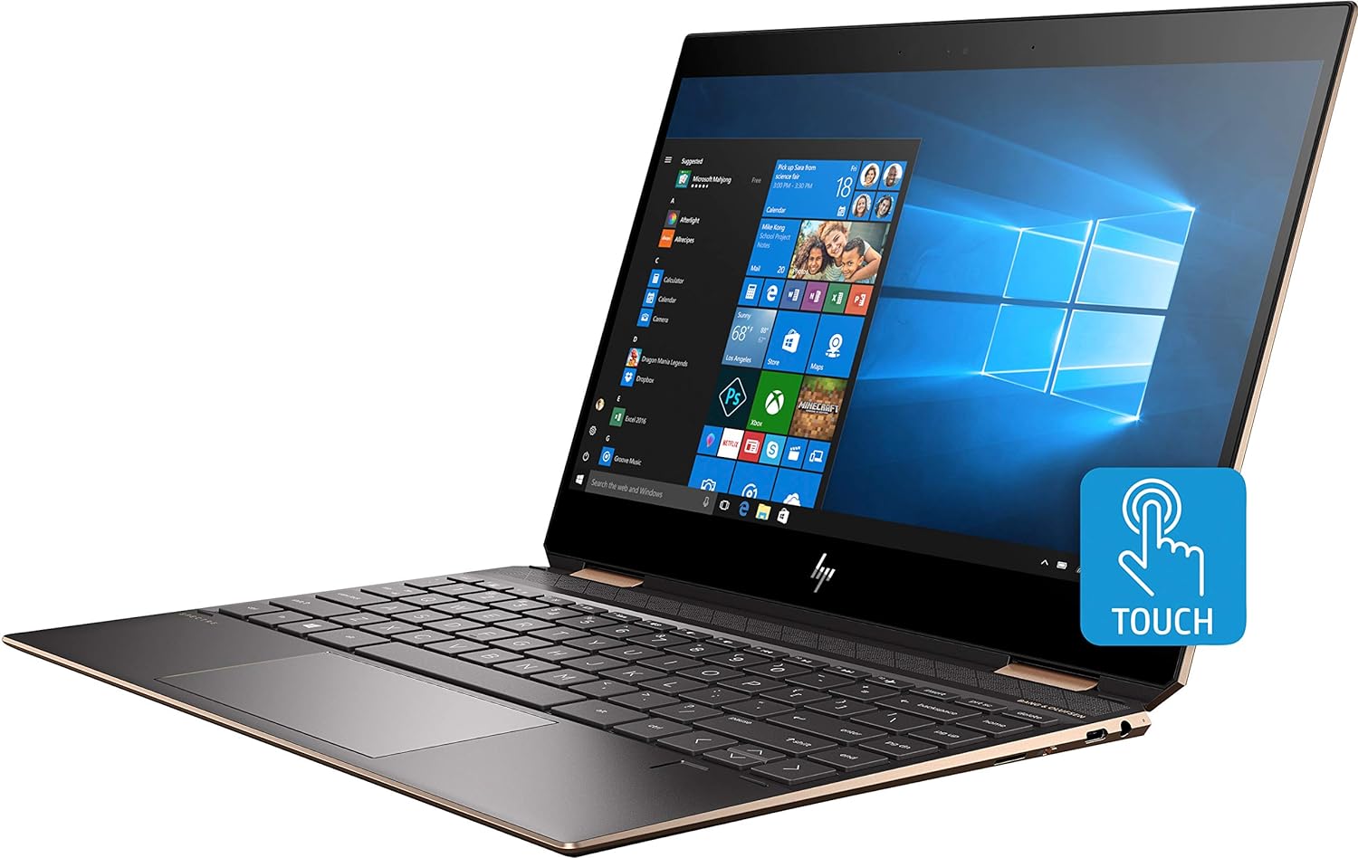Laptop HP Spectre X360 13-ap0013dx/ i7 8565U/ 8G/ SSD256/ Full HD/ TOUCH/ Xoay 360 độ