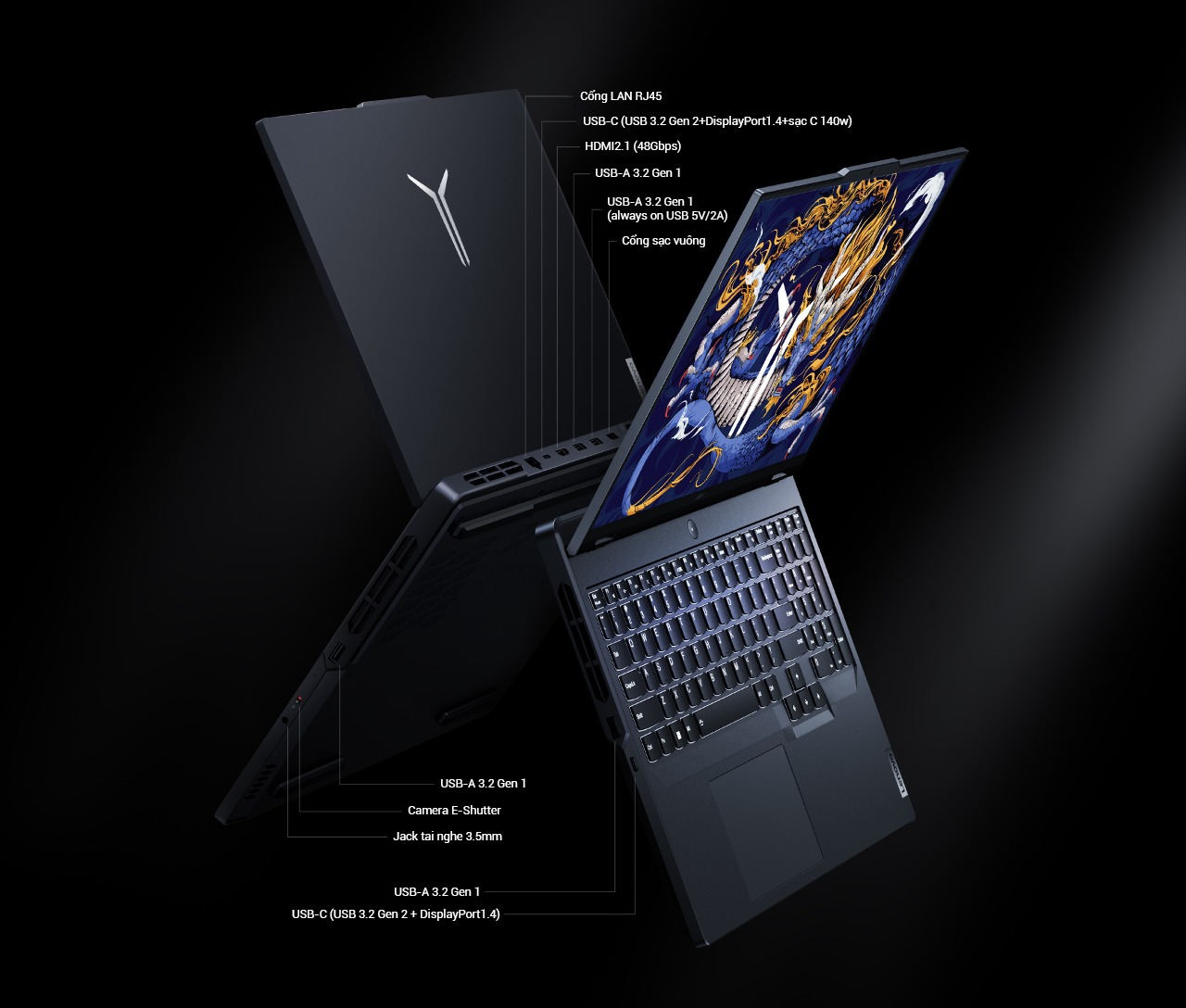 Laptop Lenovo Legion 5 Pro (2024) - CORE 19 14900HX/16GB/1TB SSD/ RTX 4060 8GB / WQXGA 240hz