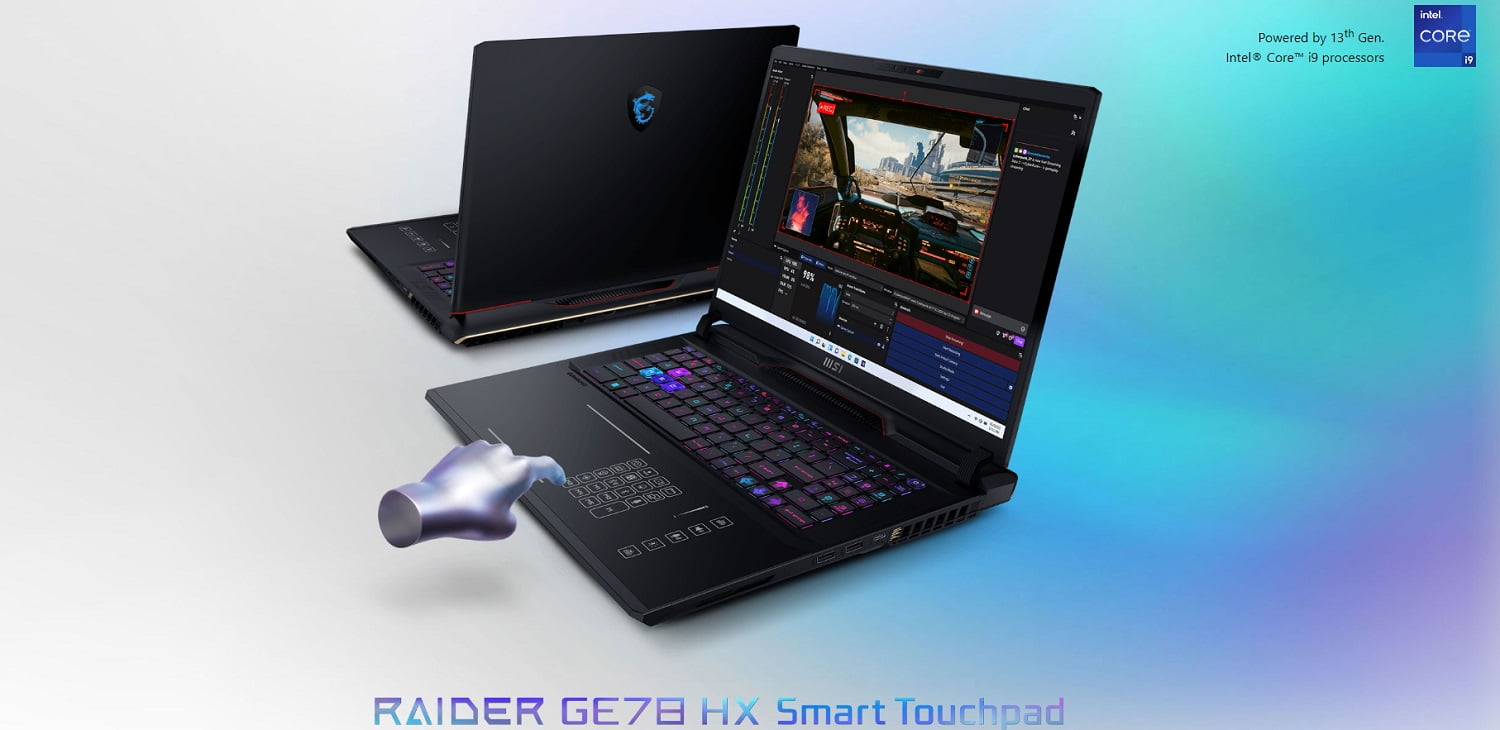 Laptop MSI Raider GE78HX Smart Touchpad 17" (2023) Laptop MSI Raider GE78HX Smart Touchpad 17" (2023)