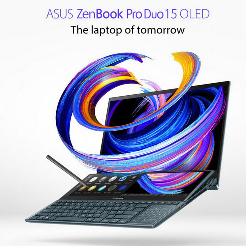 Laptop Asus ZenBook Pro Duo 15 OLED (UX582, 12th Gen Intel) (2022) - CORE 19 12900H / 32GB/1TB SSD/ RTX 3060 6GB