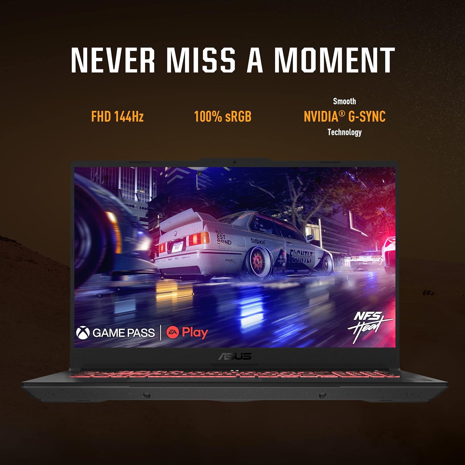 Laptop Asus TUF Gaming A17 (FA707NU-DS74) (2023) - AMD R7 7735HS/16GB/1TB SSD/ RTX 4050 6GB