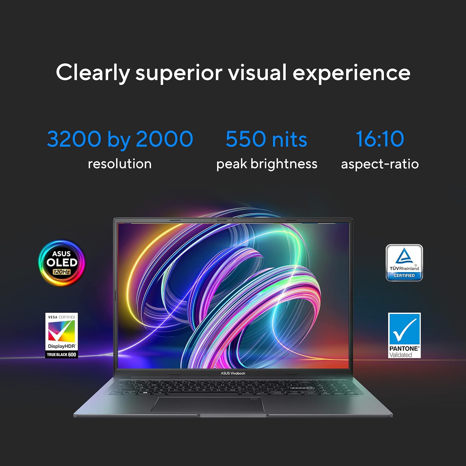 Laptop Asus Vivobook 16X OLED (K3605VV-ES96) (2023) - CORE 19 13900H/32GB/1TB SSD / RTX 4060 8GB/3.2K OLED Laptop Asus Vivobook 16X OLED (K3605VV-ES96) (2023) - CORE 19 13900H/32GB/1TB SSD / RTX 4060 8GB/3.2K OLED