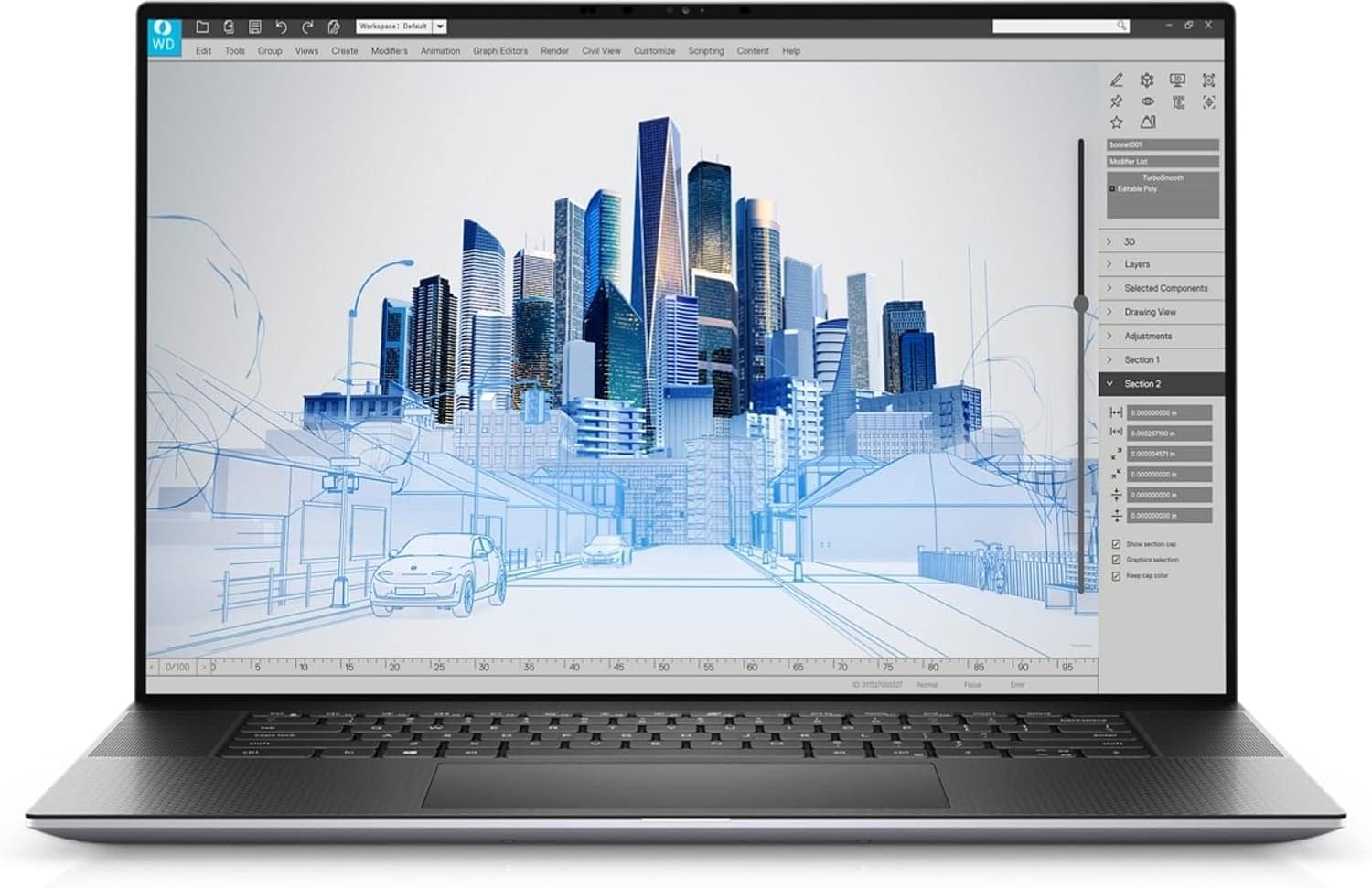 Laptop DELL Precision 5760 Mobile Workstation - CORE 19 11950H / 32GB / 1TB SSD / QUADRO RTX A3000 6GB Laptop DELL Precision 5760 Mobile Workstation - CORE 19 11950H / 32GB / 1TB SSD / QUADRO RTX A3000 6GB