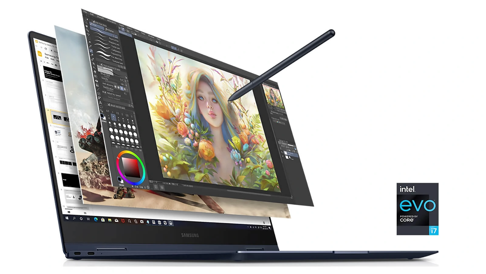 Samsung Galaxy Book Pro 360 (2021) - CORE I7 1165G7/16GB/512GB SSD/ INTEL IRIS XE / 13.3 FHD AMOLED