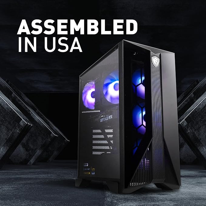 MSI Escritorio para juegos Aegis Z2 (2024): AMD Ryzen R7-7700, Geforce RTX 4060, 16GB DDR5, 1TB m.2 SSD