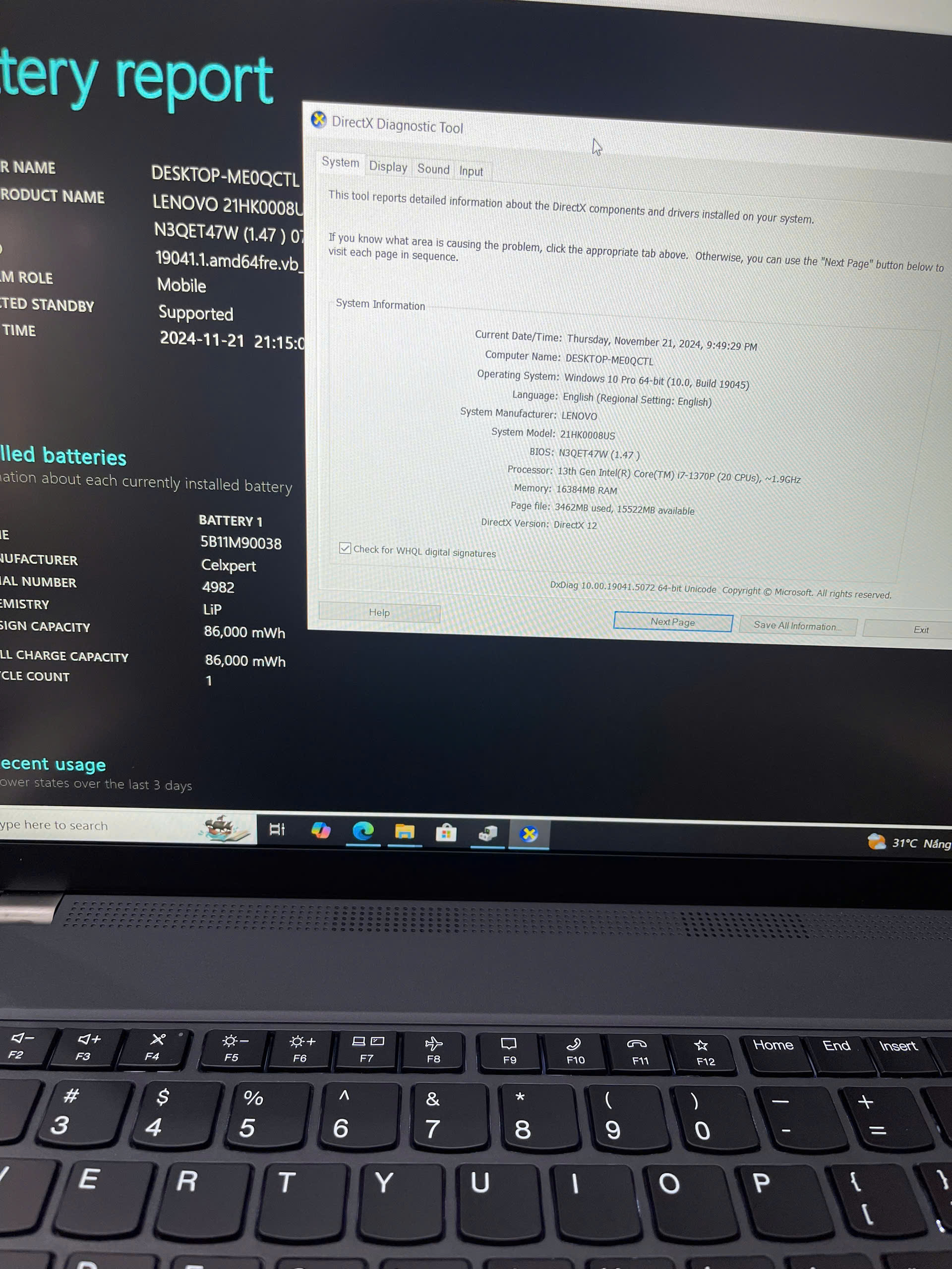 Thinkpad P16s G2 i7 1370P 20cpu sx 2024 