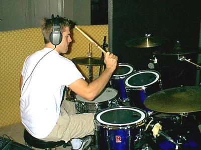 In the studio on Lucky Star (song on final album).