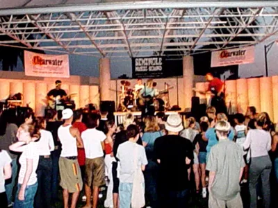 Coachman Park battle of the bands, with Eyes Have Miles.