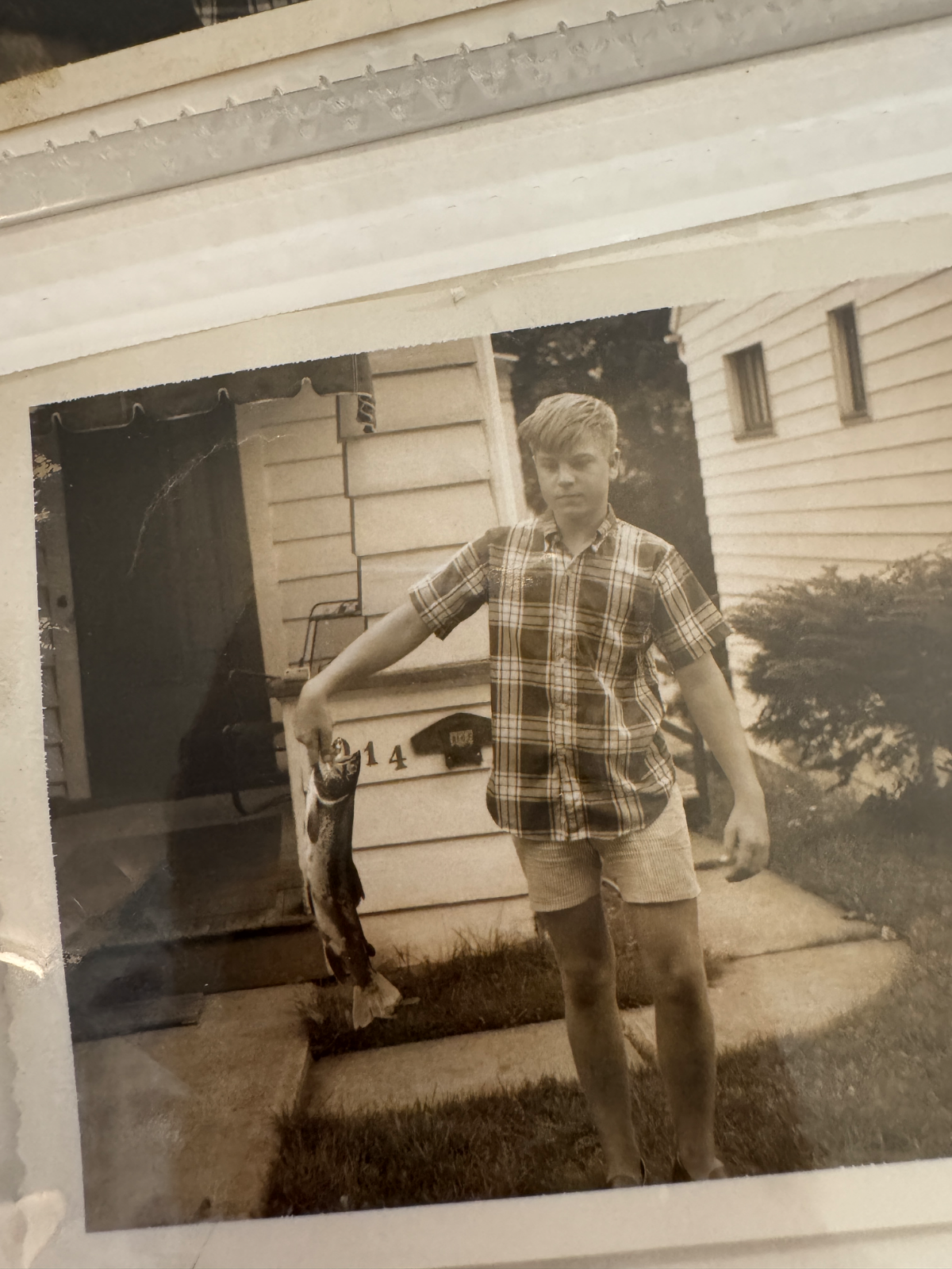Dad doing what he loved.