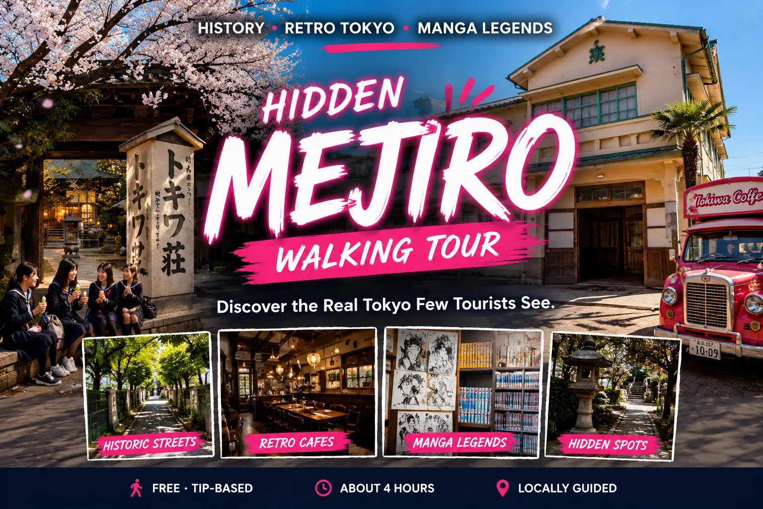 Hidden Mejiro: History, Retro Tokyo & Manga Legends