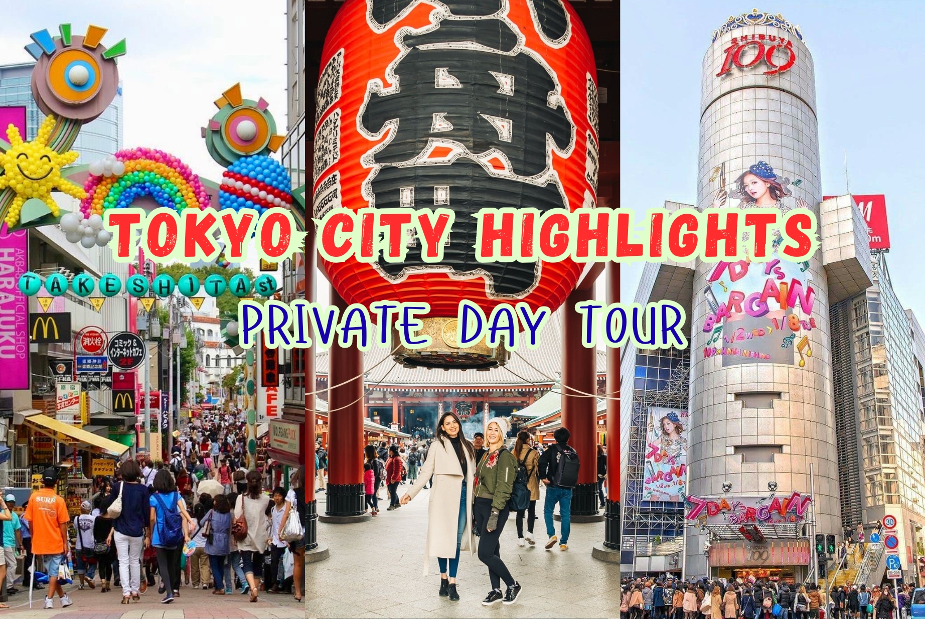 Tokyo City Highlights - Shibuya + Harajuku + Asakusa