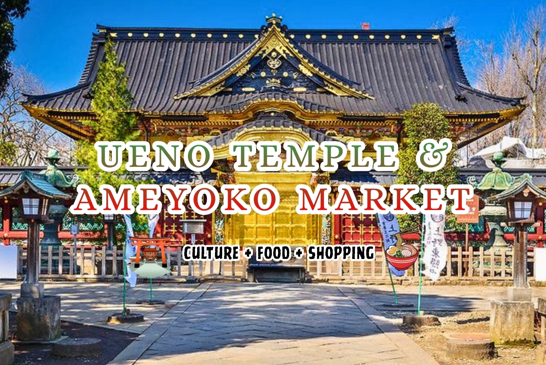 Ueno Temples & Ameyoko Market Walking Tour - Blend of Culture + Food + Shopping 1