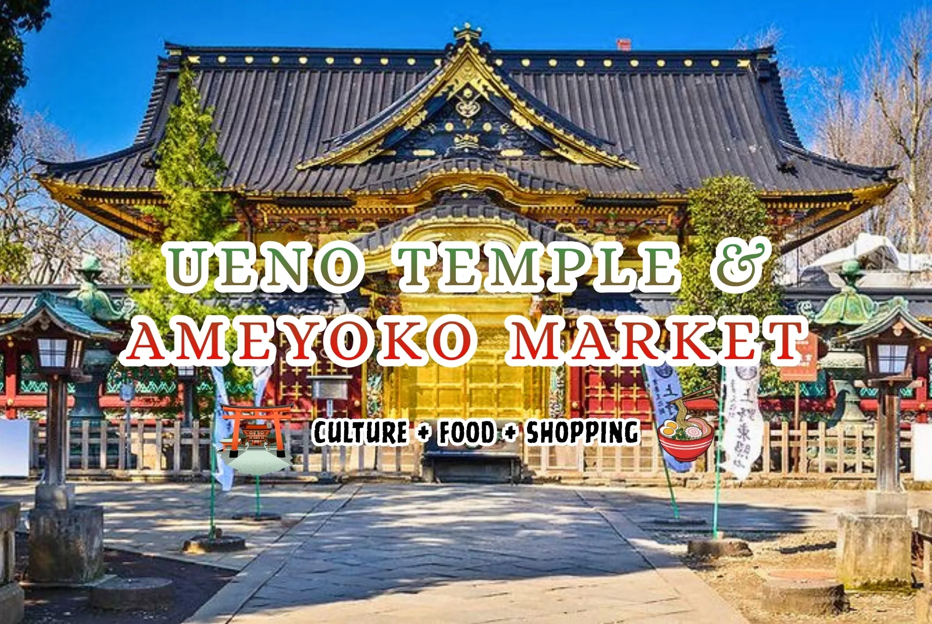 Ueno Temples & Ameyoko Market Walking Tour - Blend of Culture + Food + Shopping