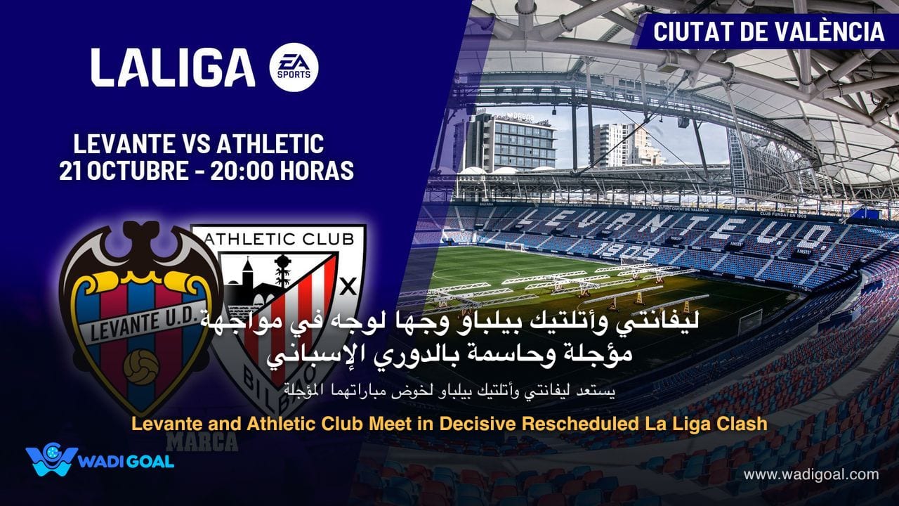 Levante and Athletic Club Meet in Decisive Rescheduled La Liga Clash