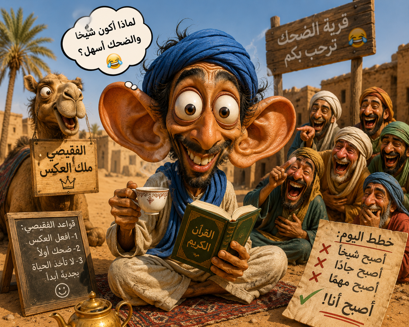 الأسطورة الطريفة للفقيصي: أغرب رحّالة في الصحراء