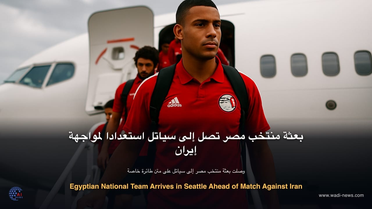 بعثة منتخب مصر تصل إلى سياتل استعدادا لمواجهة إيران