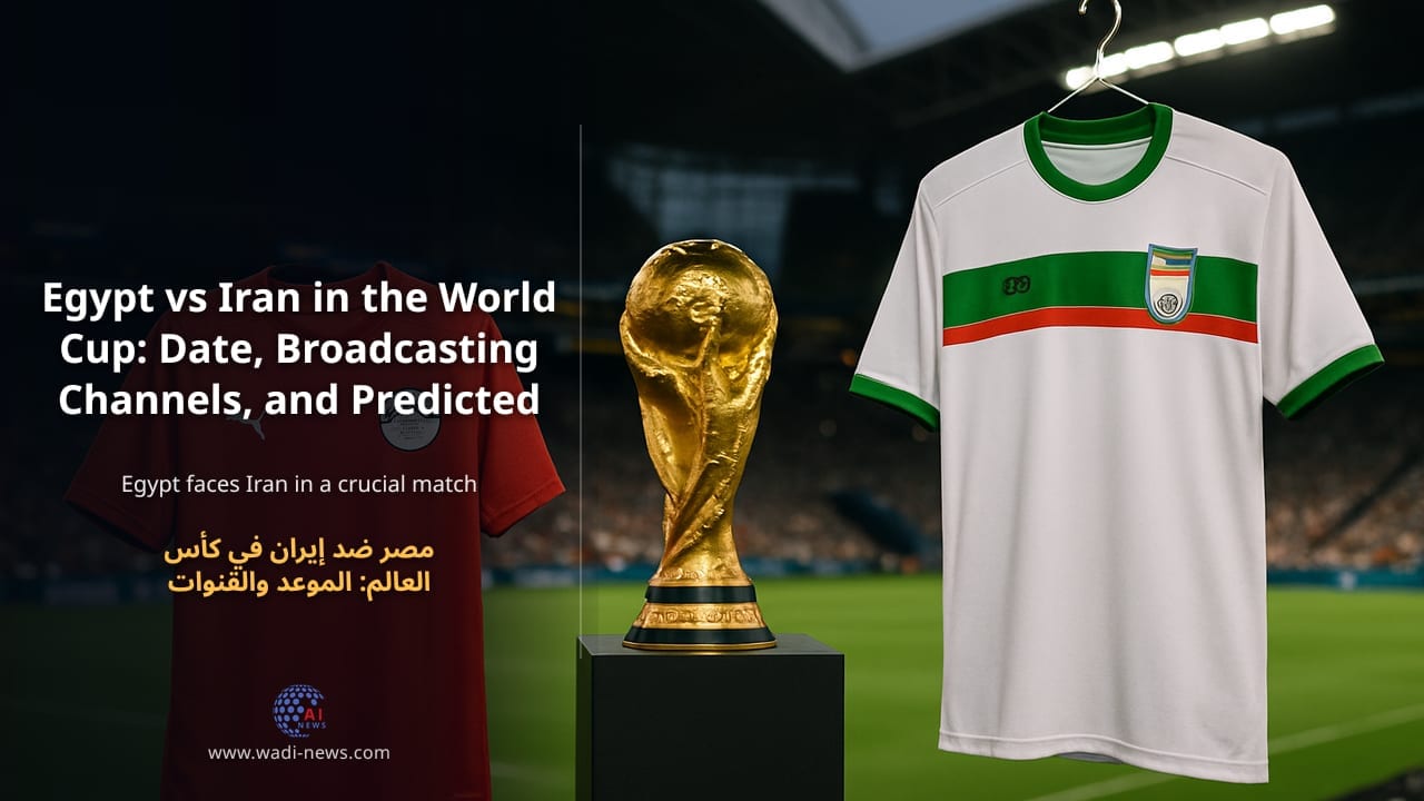 مصر ضد إيران في كأس العالم: الموعد والقنوات الناقلة والتشكيلتان المتوقعتان