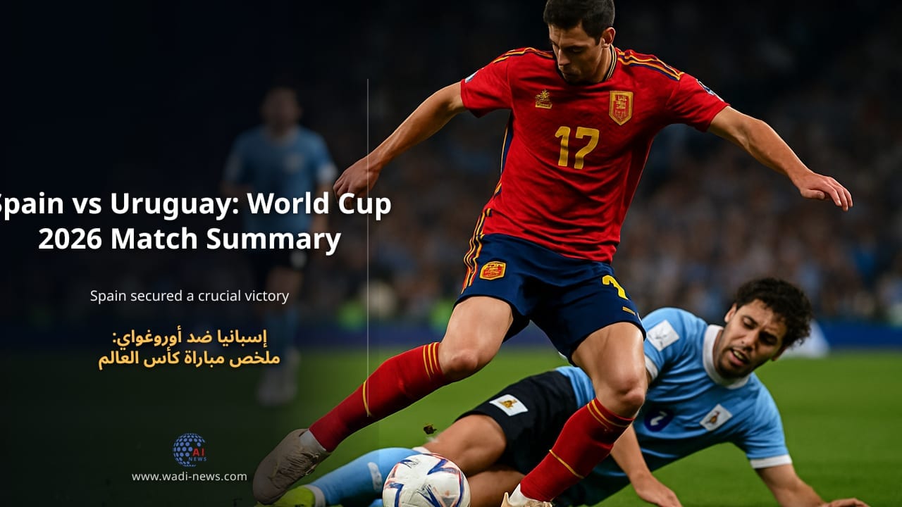 إسبانيا ضد أوروغواي: ملخص مباراة كأس العالم 2026