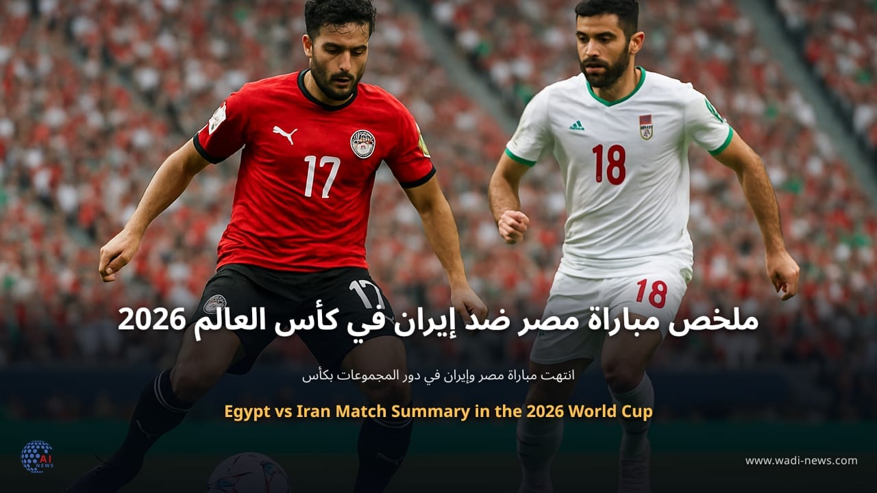 ملخص مباراة مصر ضد إيران في كأس العالم 2026