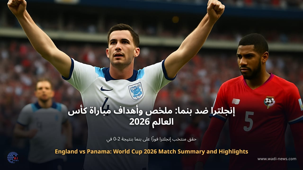 إنجلترا ضد بنما: ملخص وأهداف مباراة كأس العالم 2026