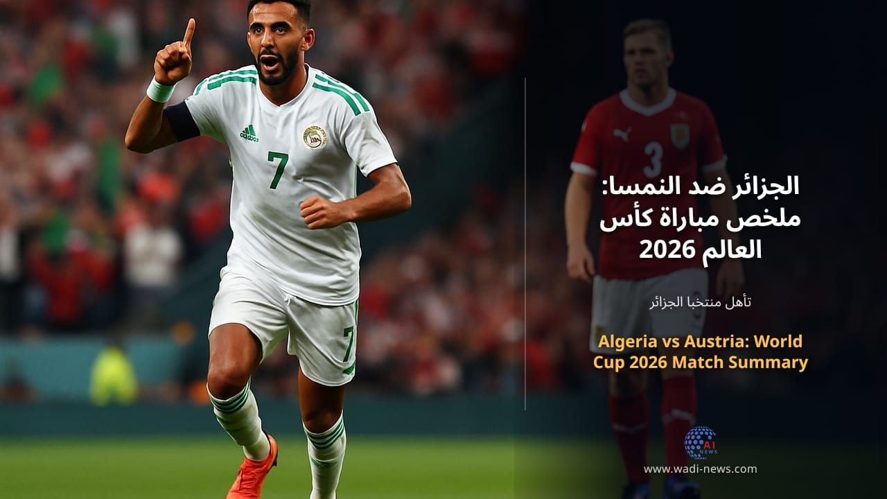الجزائر ضد النمسا: ملخص مباراة كأس العالم 2026