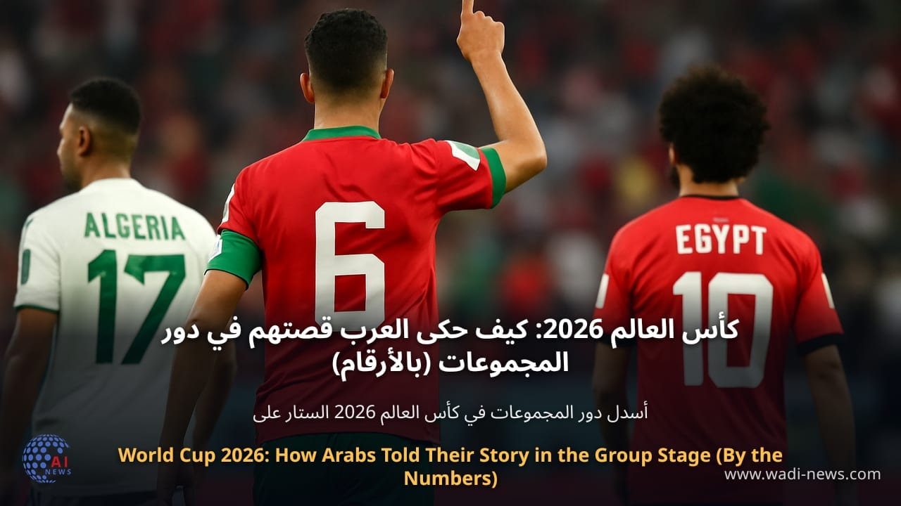 كأس العالم 2026: كيف حكى العرب قصتهم في دور المجموعات (بالأرقام)