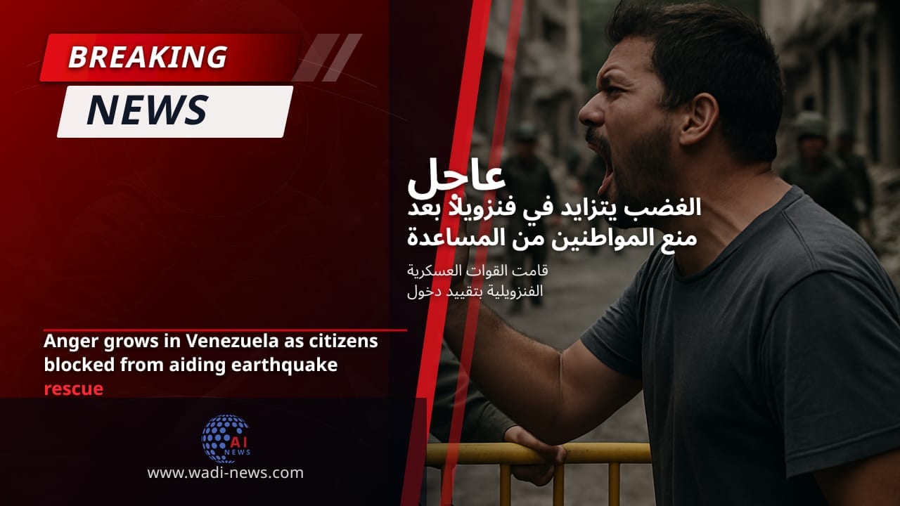 الغضب يتزايد في فنزويلا بعد منع المواطنين من المساعدة في إنقاذ ضحايا الزلزال