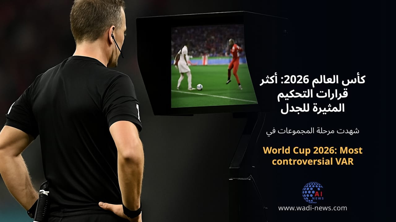كأس العالم 2026: أكثر قرارات التحكيم المثيرة للجدل باستخدام تقنية VAR في مرحلة المجموعات