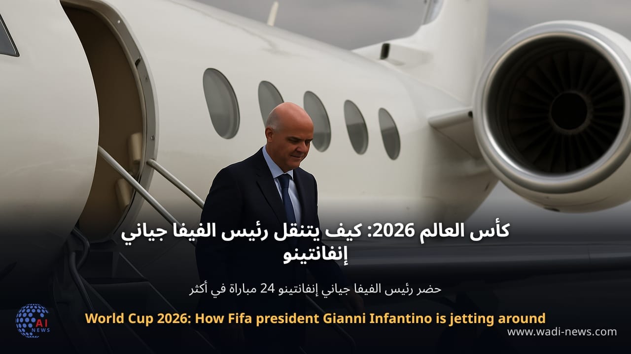 كأس العالم 2026: كيف يتنقل رئيس الفيفا جياني إنفانتينو
