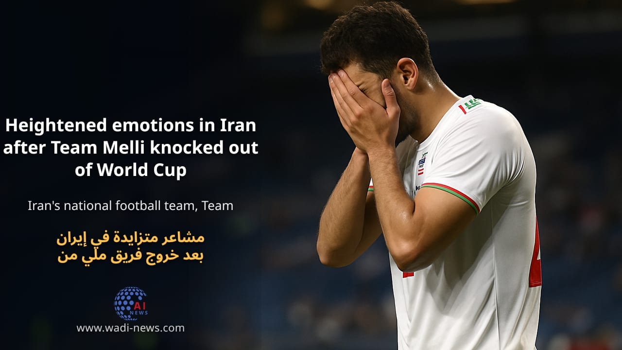 مشاعر متزايدة في إيران بعد خروج فريق ملي من كأس العالم