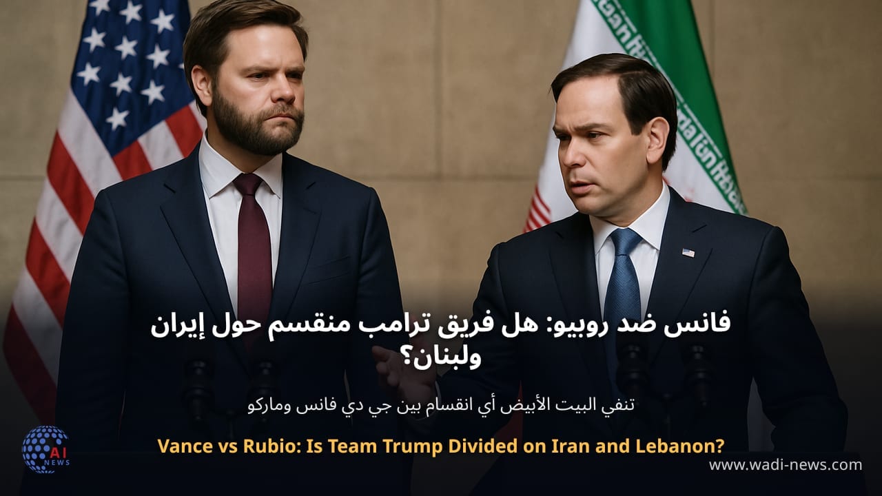 فانس ضد روبيو: هل فريق ترامب منقسم حول إيران ولبنان؟