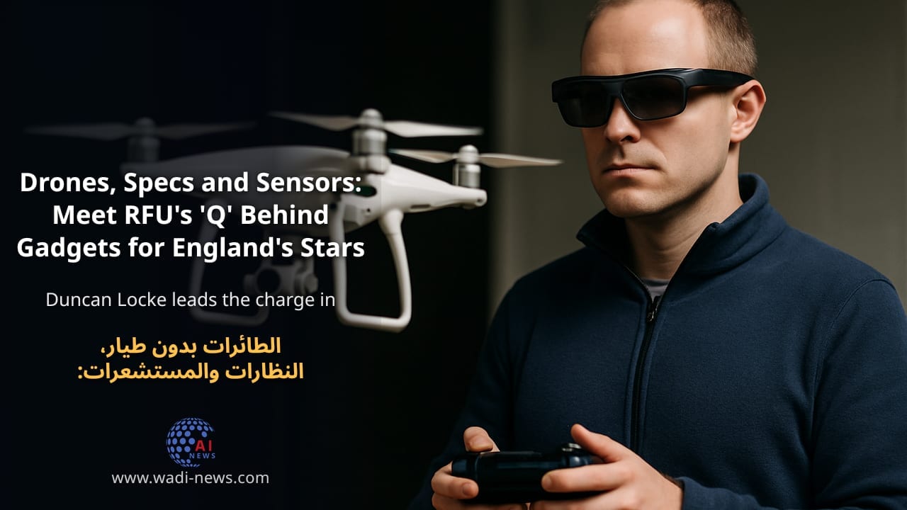 الطائرات بدون طيار، النظارات والمستشعرات: تعرف على 'Q' في اتحاد الرجبي الإنجليزي وراء الأدوات لنجوم إنجلترا