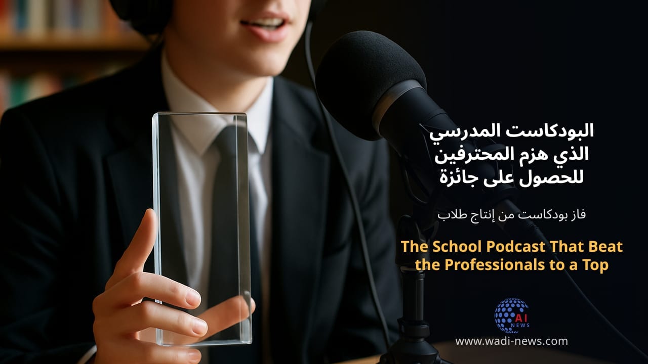 البودكاست المدرسي الذي هزم المحترفين للحصول على جائزة مرموقة