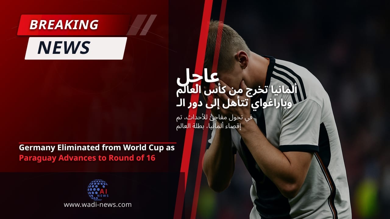 ألمانيا تخرج من كأس العالم وباراغواي تتأهل إلى دور الـ 16