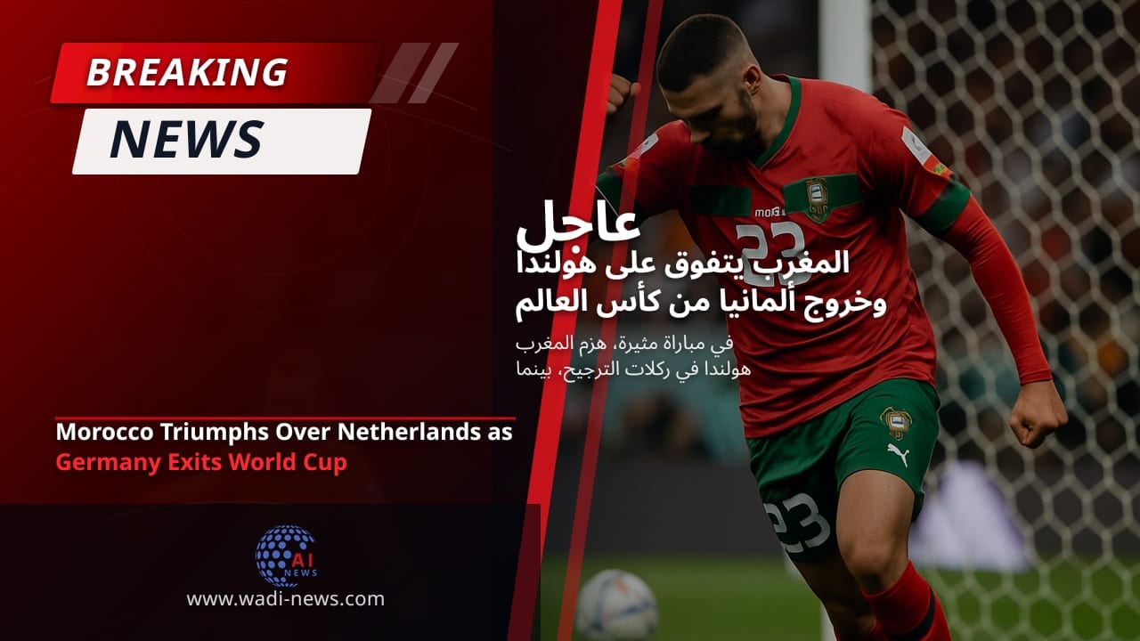 المغرب يتفوق على هولندا وخروج ألمانيا من كأس العالم