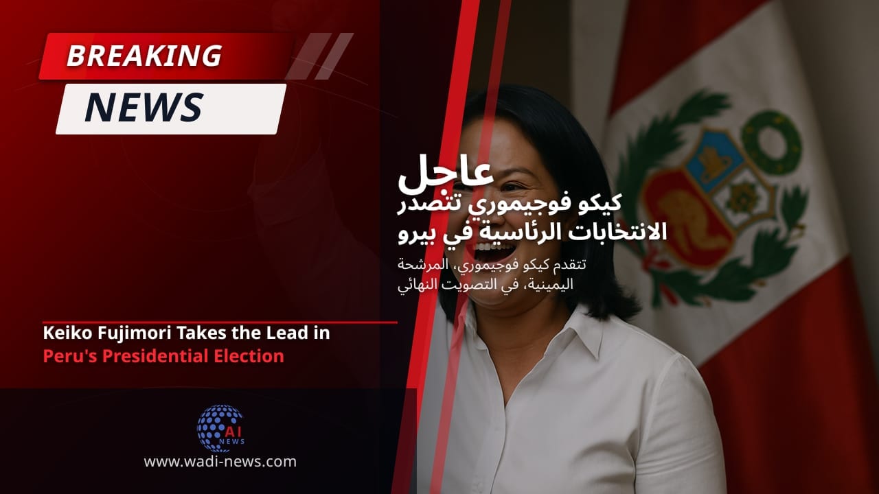 كيكو فوجيموري تتصدر الانتخابات الرئاسية في بيرو