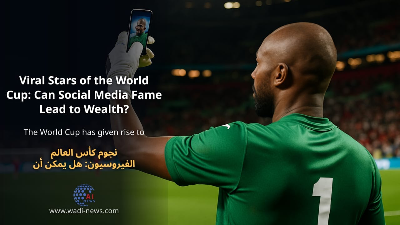 نجوم كأس العالم الفيروسيون: هل يمكن أن تؤدي الشهرة على وسائل التواصل الاجتماعي إلى الثروة؟
