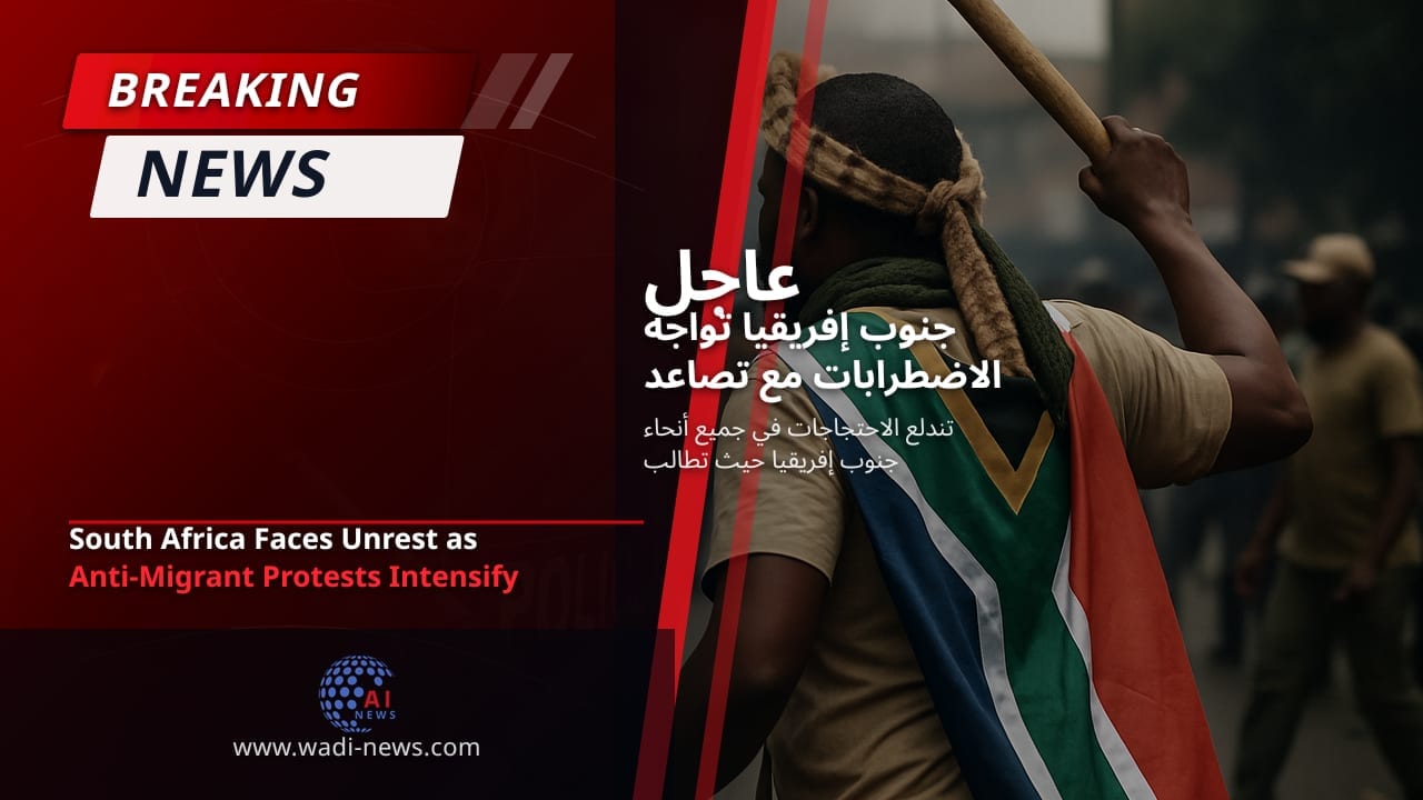 جنوب إفريقيا تواجه الاضطرابات مع تصاعد الاحتجاجات ضد المهاجرين