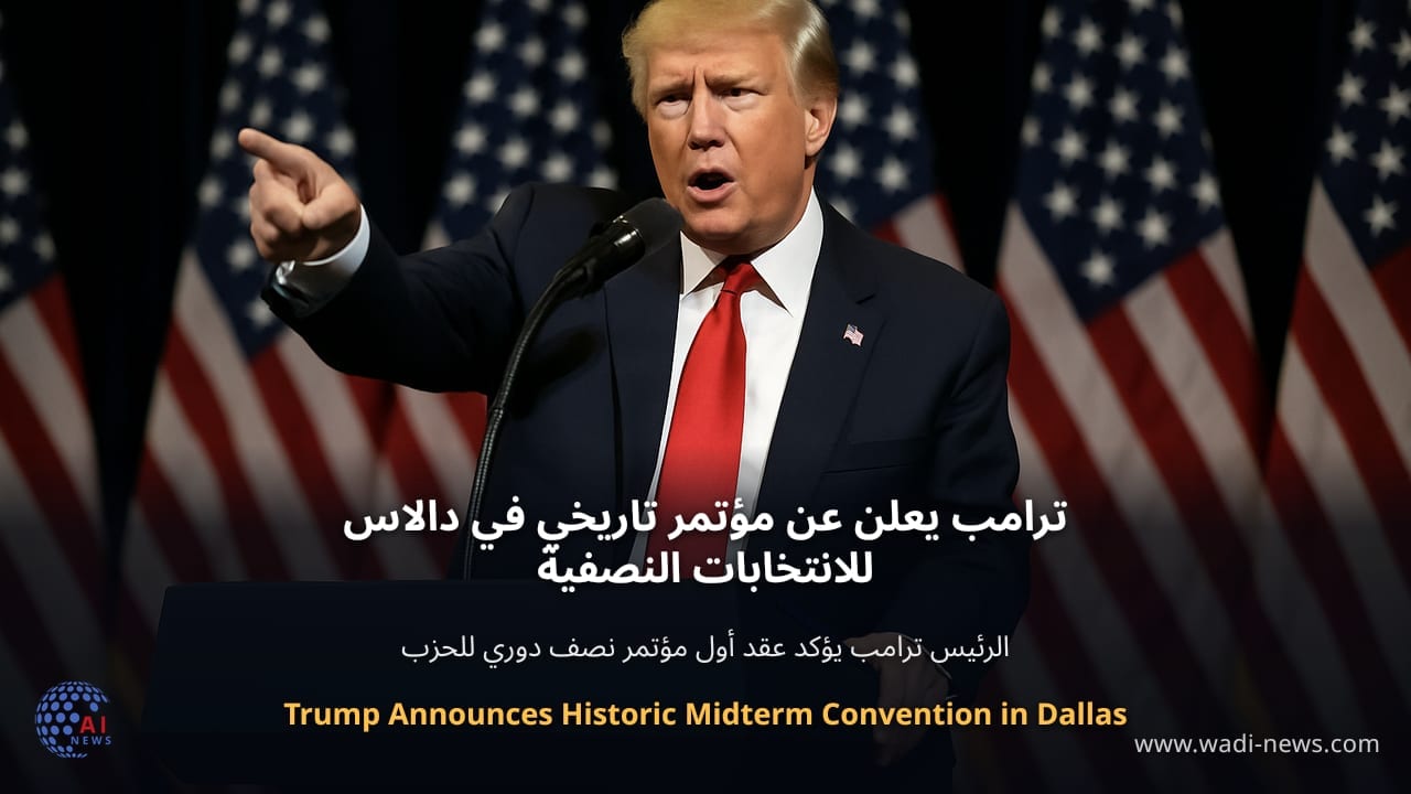 ترامب يعلن عن مؤتمر تاريخي في دالاس للانتخابات النصفية