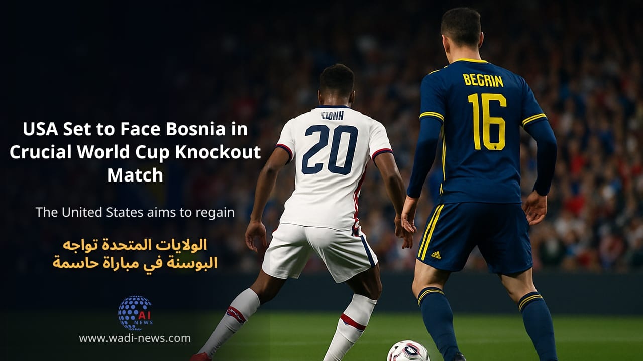 الولايات المتحدة تواجه البوسنة في مباراة حاسمة في دور الـ 16 من كأس العالم