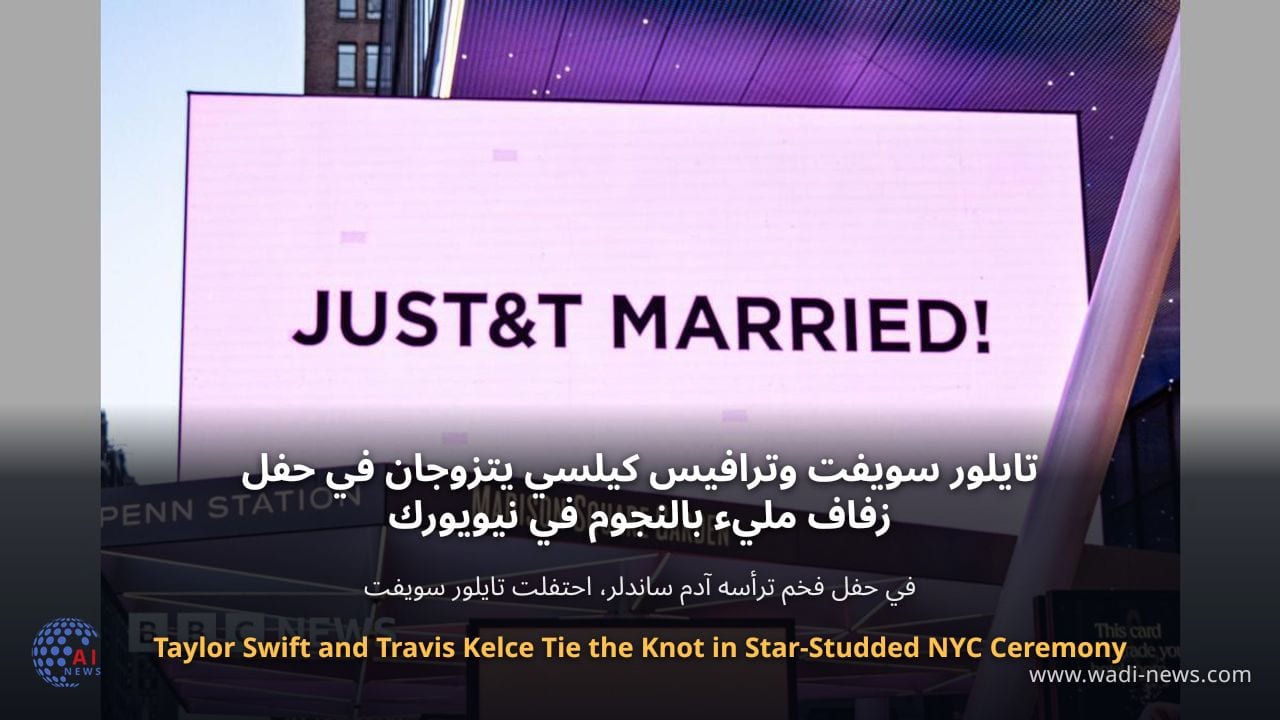 تايلور سويفت وترافيس كيلسي يتزوجان في حفل زفاف مليء بالنجوم في نيويورك