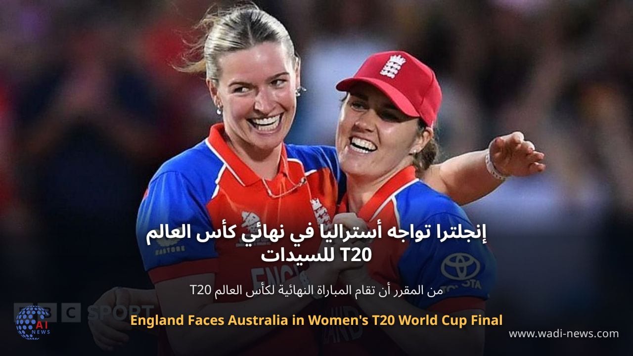 إنجلترا تواجه أستراليا في نهائي كأس العالم T20 للسيدات