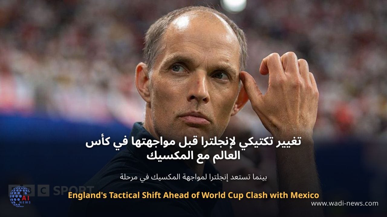 تغيير تكتيكي لإنجلترا قبل مواجهتها في كأس العالم مع المكسيك